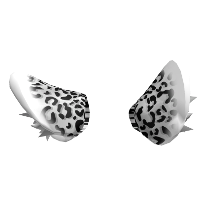 ♡Curious Fluffy Snow Leopard Ears♡ Roblox item