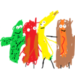 Bacon cactus banna hot dog official