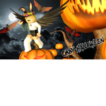 OBBY HALLOWEEN Black Wings 