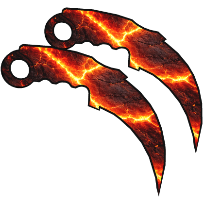 [FREE] DUAL KARAMBITS: MOLTEN LAVA thumbnail