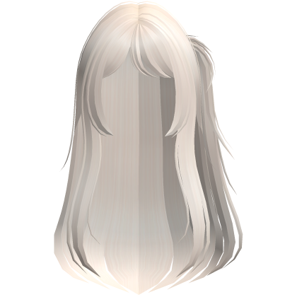long side ponytail hair blonde Roblox item