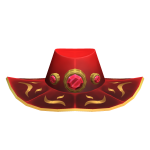Legion Red Ruby Trim Fedora