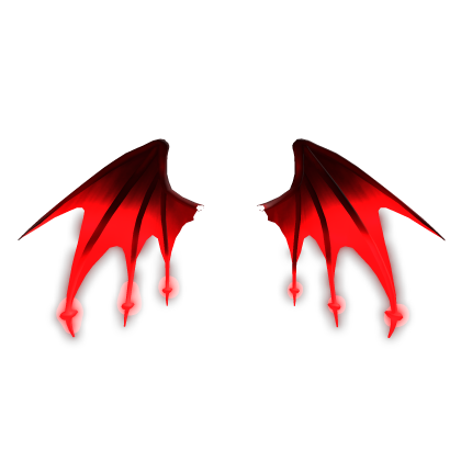 😈🪽Trouble's Emissive Devil Wings | Glowing Demon