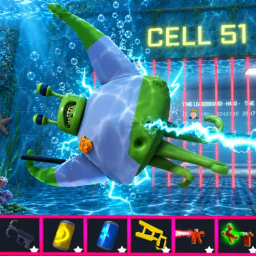 UNDERWATER ALIEN PRISON RUN!