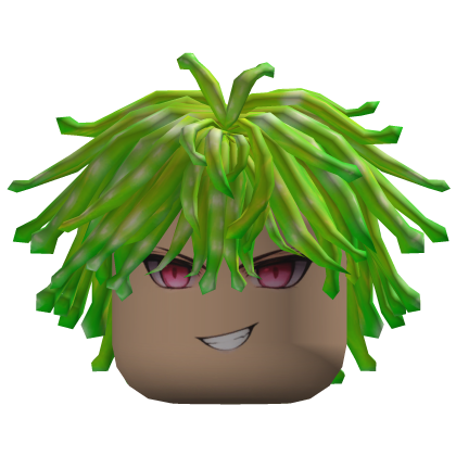 Spiky Anime Boy Hair (Green)