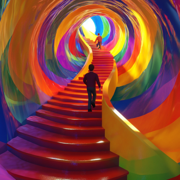 The endless staircase