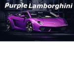 Purple lamborghini