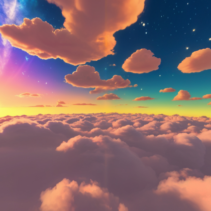 Mystic Sunset Sky