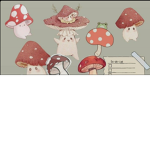 <3the mushrooms <3