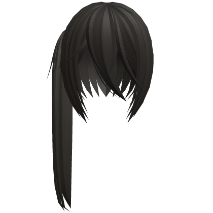 Cute Straight Grunge Pigtail in Dark Brown