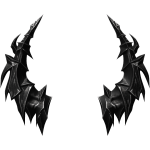 Black Warlord Horns