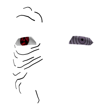 Obito's Mangekyou + Rinnegan v2 (for man face) Roblox item