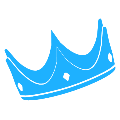 Glowing Floating Crown Blue White