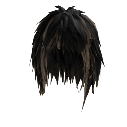 messy skunk hair