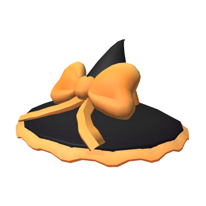 Halloween Kawaii Witch Hat (Orange)