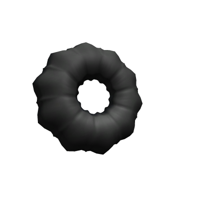 Mid Ponytail Scrunchie Black Roblox item