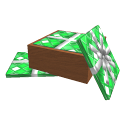 Box of Green Wrapping Paper