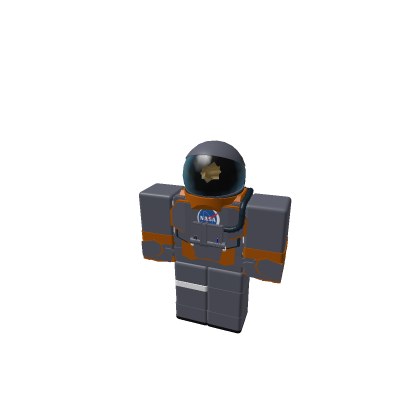 Space Suit with Broken Glass