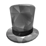 Silver Sparkle Top Hat