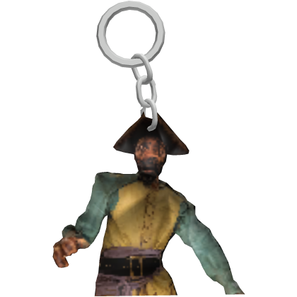 Captain Clark Backrooms Keychain