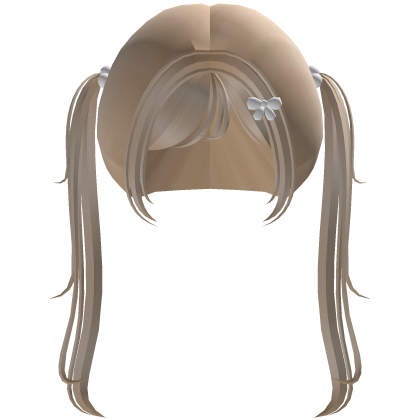 ♡︎ ꒰ kawaii bobble pigtails in blonde ა Roblox item