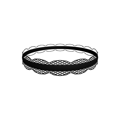 Black Lace Choker 3.0 Roblox item