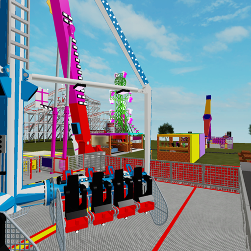 A roller coaster with a lot of cool rides icon