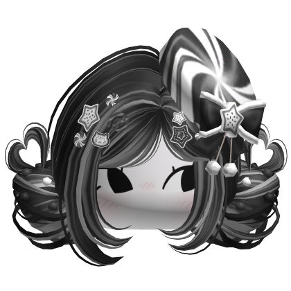 ♡ Christmas Candycane Buns (Grey)