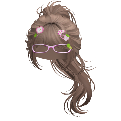 Milktea Brown Igari Pink Apple Girl Ponytail Roblox item