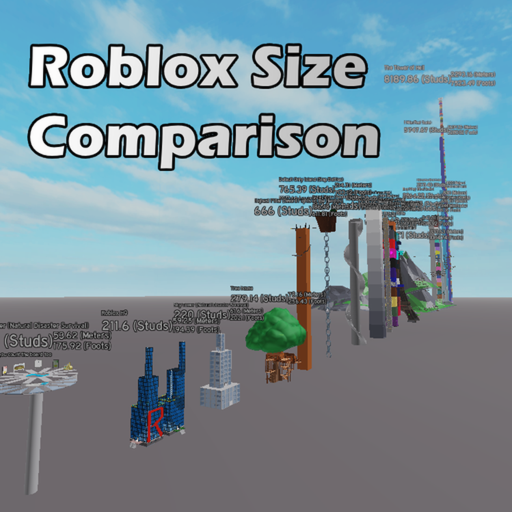 roblox size comparison