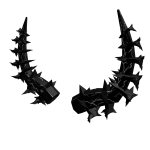 [LIMITED] Black Spiked Horns