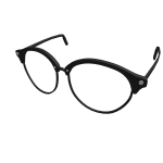 Black Vintage Glasses