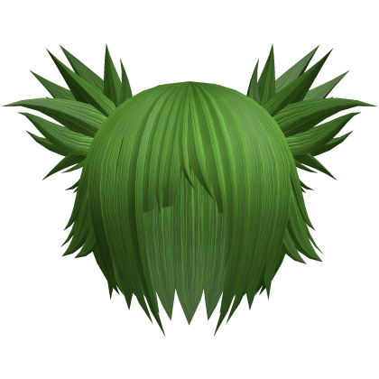 Pucca Pigtail Green Hair