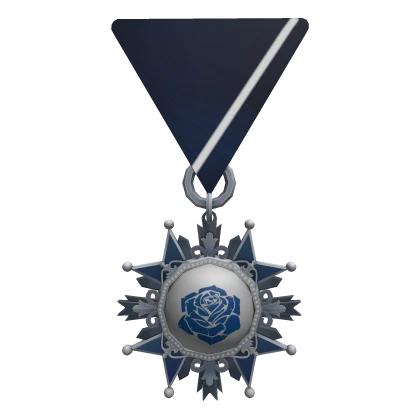 Japan Tour Mona Lisa Blue Rose Brooch 2024 - Ado | Roblox Item
