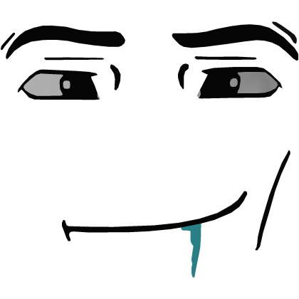 Drooling Man Face Roblox item