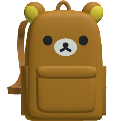 Cute Rilakkuma Bear Backpack [3.0] Roblox item