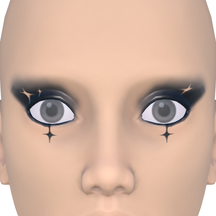 Y2K Emo Black Eyeshadow with Sparkles thumbnail