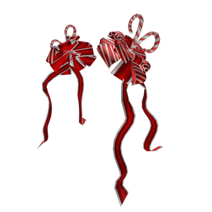 Candycane Hair Bows