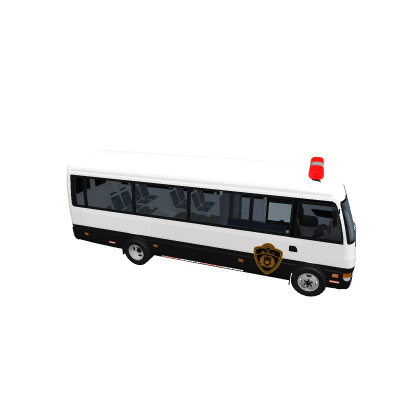 Tokyo Police Toyota Coaster Transport Bus