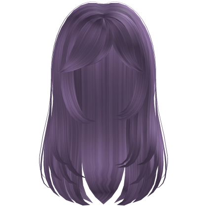 Wispy Wavy Casual Hair (Purple) Roblox item