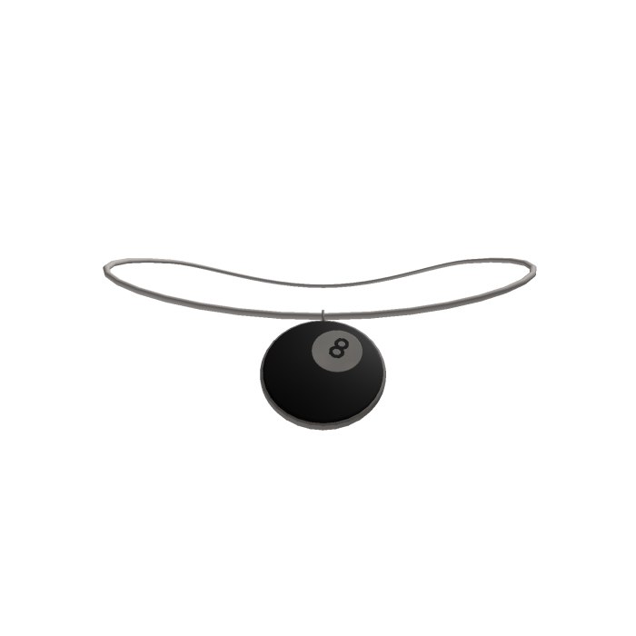 Lucky 8 Ball Necklace - Silver [3.0]