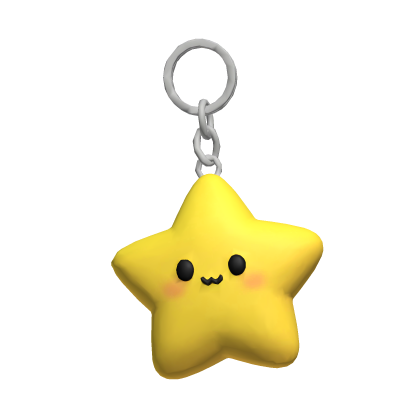 mini star keychain