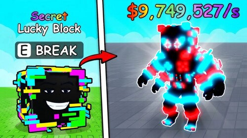 Break the Lucky Block and Escape Sammy!
