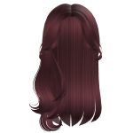 Red Straight Long Hair