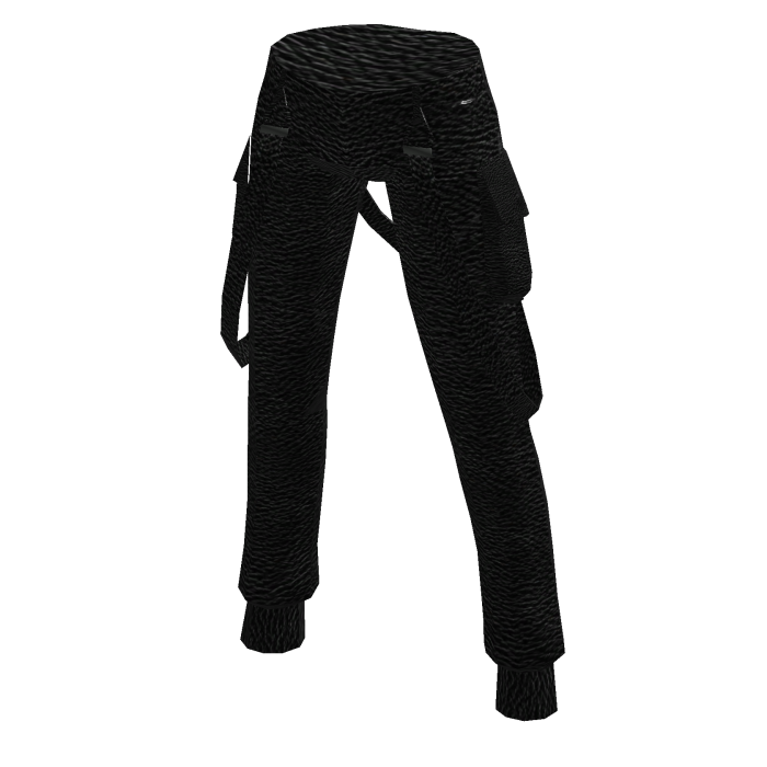 Black Leather Y2K Pants