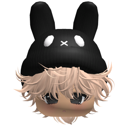 Moe Messy Boy Hair W/ Bunny Hat Blonde V2