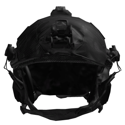 Military Black Helmet Hat Roblox item