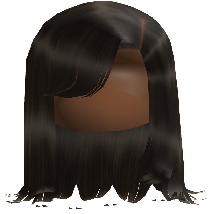 𝓭 Layered Medium Length w/ Side Bangs (Brown)