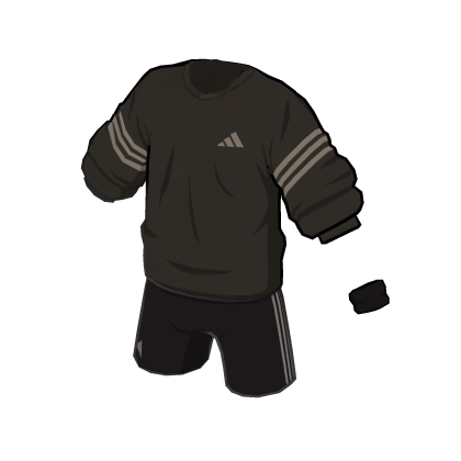 adidas Toon Top and Shorts Grey thumbnail