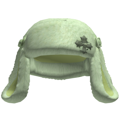 Green Cute Bunny Ears W/ Ushanka